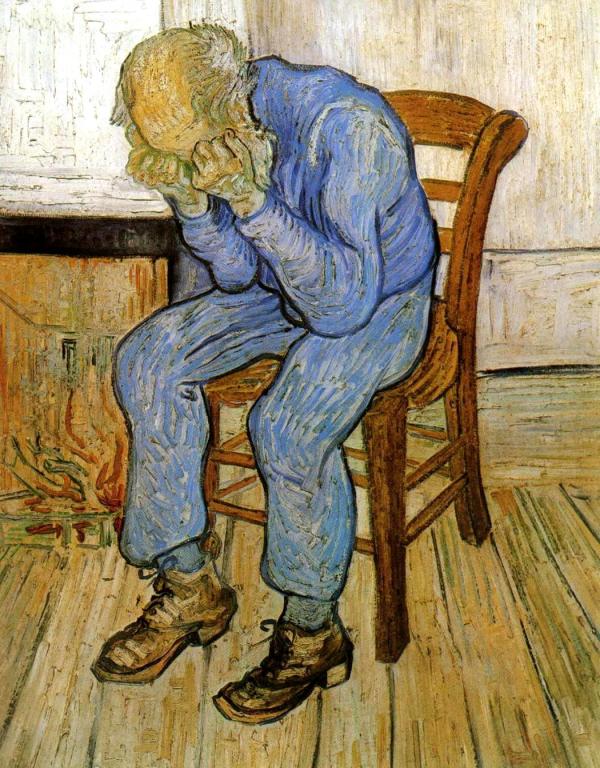 Vincent van Gogh, "Old man in sorrow on the threshold of eternity", 1890